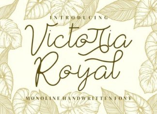 Victoria Royal Handwritten Font
