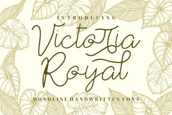 Victoria Royal Handwritten Font