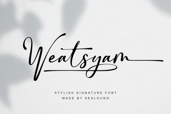 Weatsyam Script Font