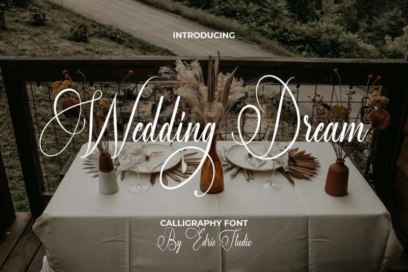 Wedding Dream Calligraphy Font