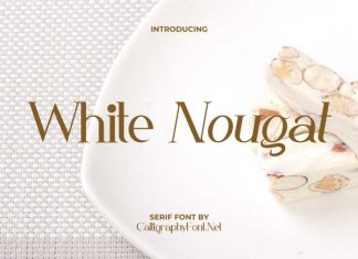 White Nougat Serif Font