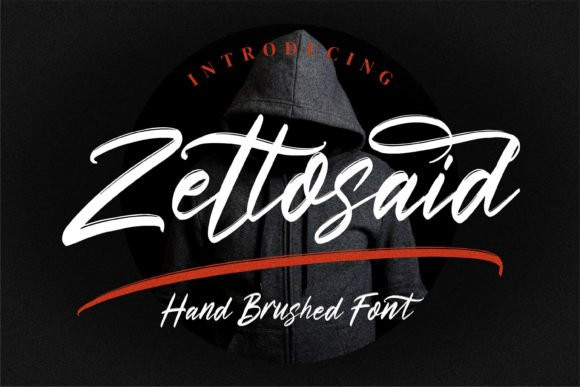 Zettosaid Brush Font