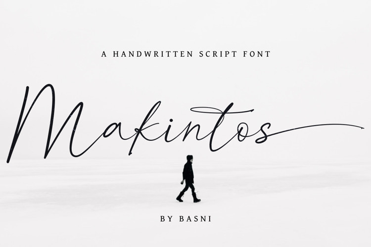 Makintos Script Font