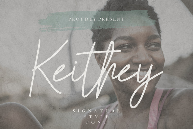 Keithey Handwritten Font