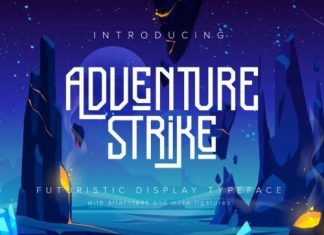 Adventure Strike Display Font