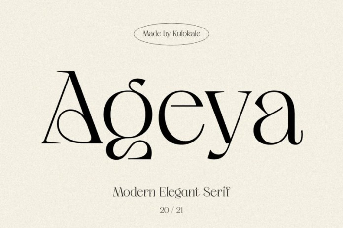 Ageya Serif Font