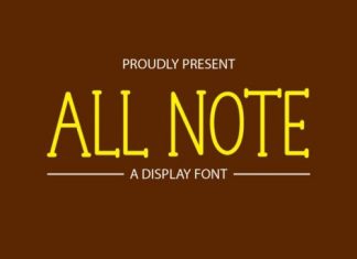 All Note Display Font