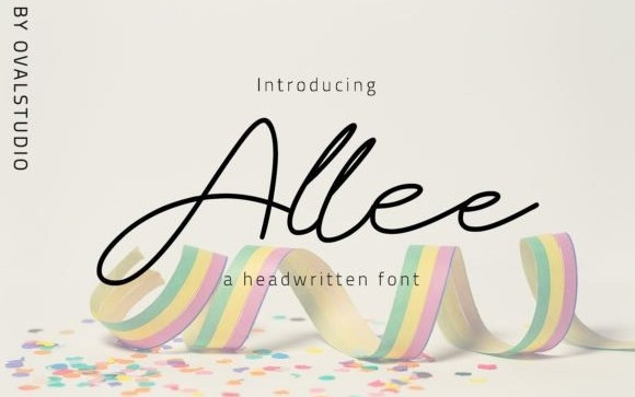 Allee Handwritten Font