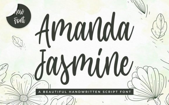 Amanda Jasmine Script Font