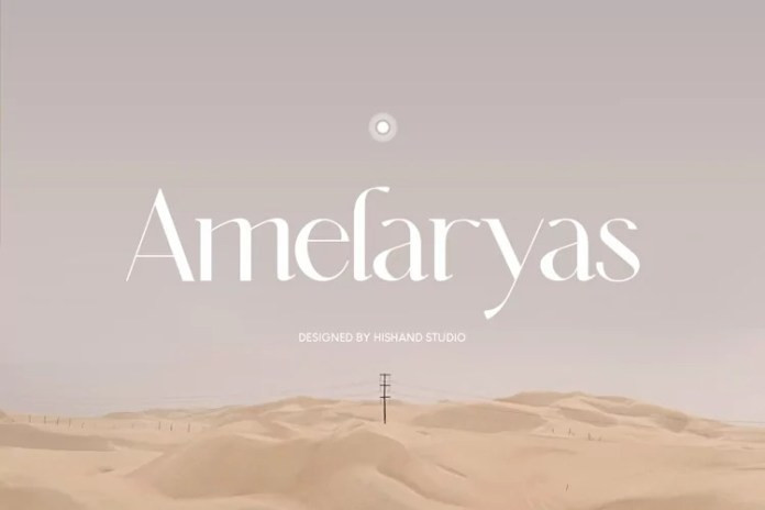 Amelaryas Sans Serif Font