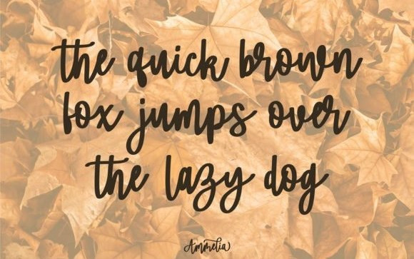 Ammelia Handwritten Font