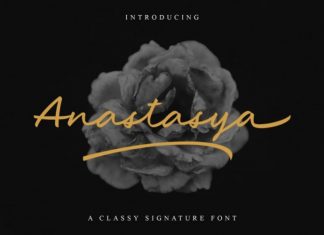 Anastasya Handwritten Font