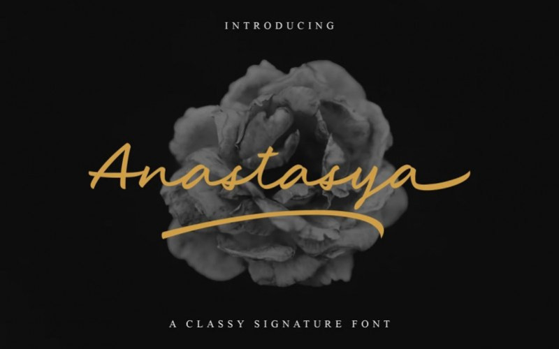 Anastasya Handwritten Font