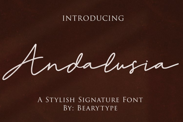 Andalusia Script Font