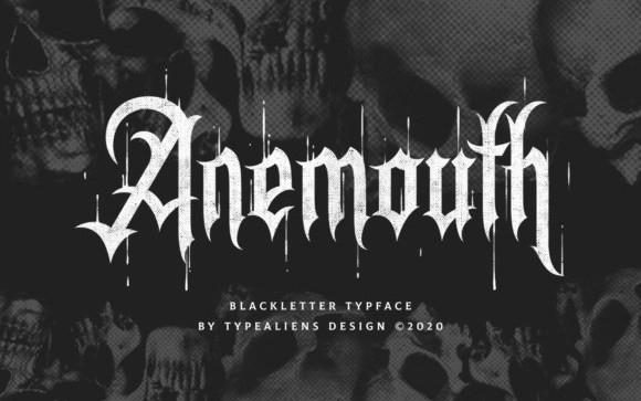 Anemouth Blackletter Font