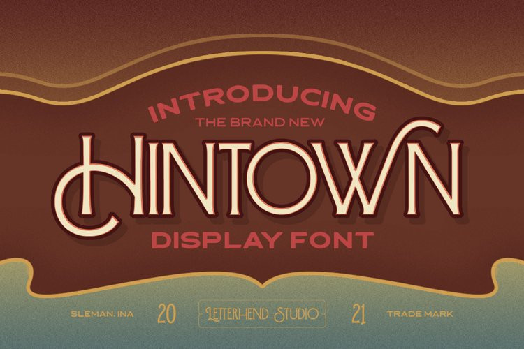 Hintown Display Font