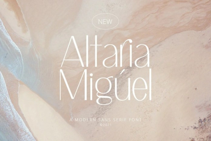 Altaria Miguel Sans Serif Font