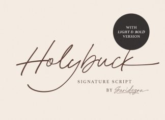 Holybuck Handwritten Font
