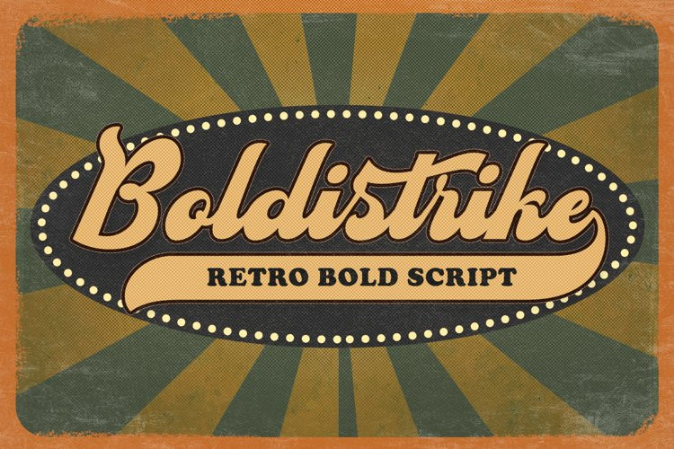 Boldistrike Script Font