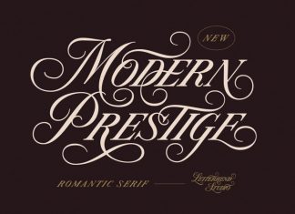 Modern Prestige Serif Font
