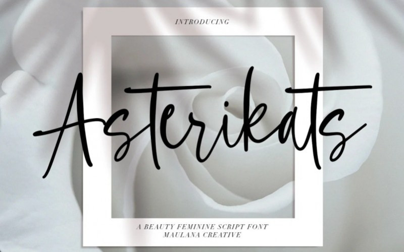 Asterikats Script Font