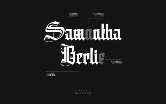 Avexia Blackletter Font