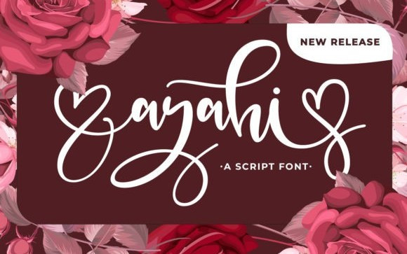 Ayahi Calligraphy Font