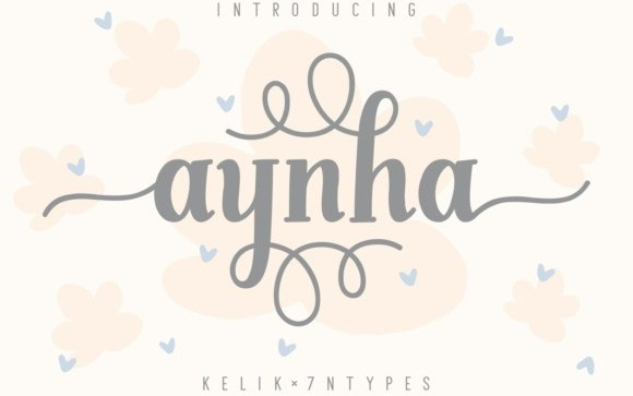 Aynha Display Font