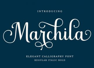 Marchila Script Font