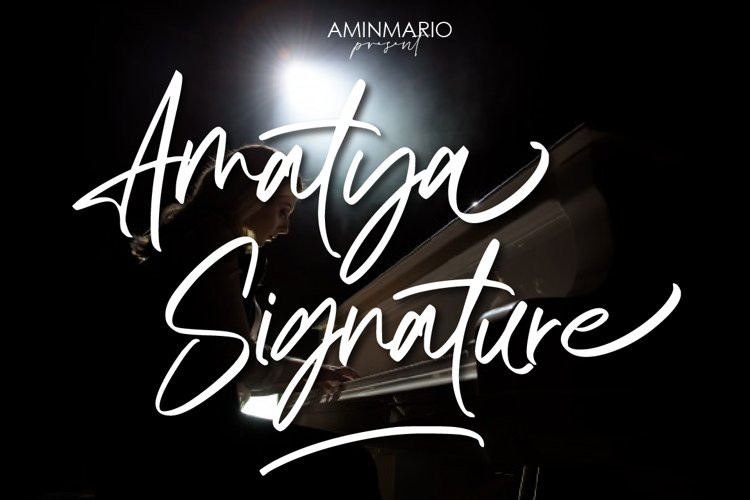 Amatya Signature Script Font