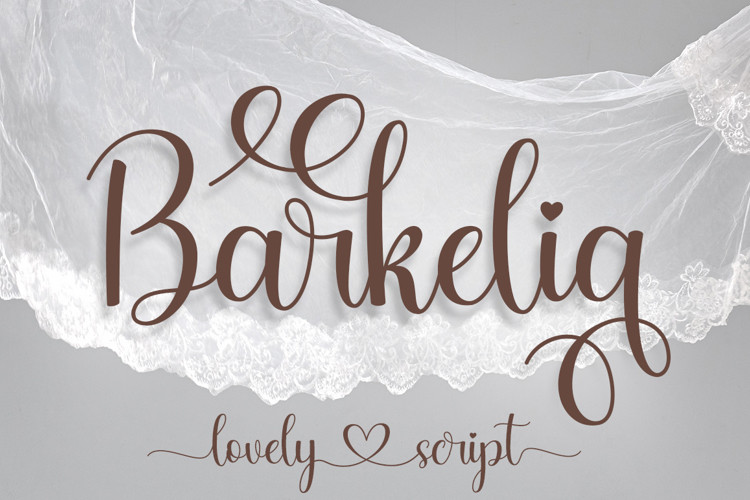 Barkelia Script Font