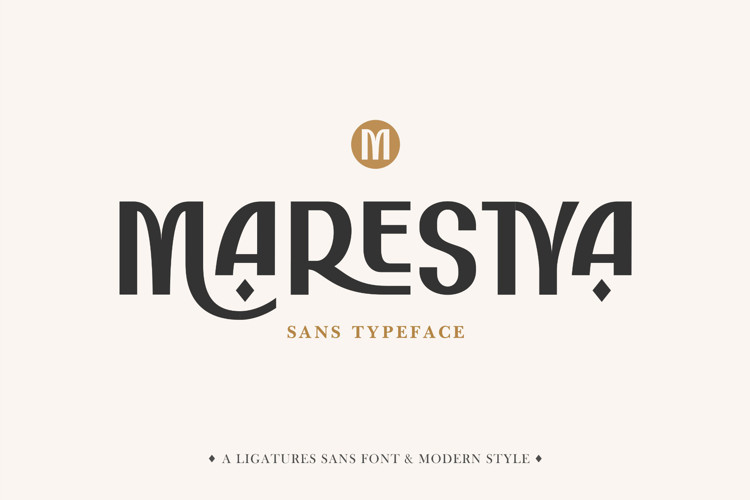 Marestya Sans Serif Font