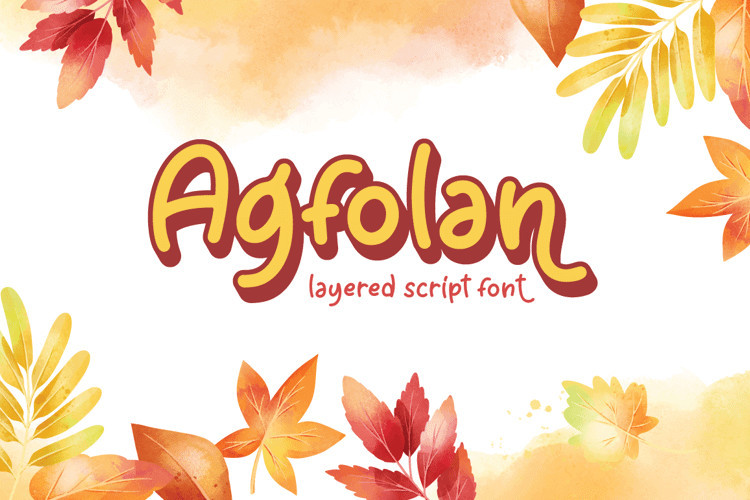 Agfolan Display Font