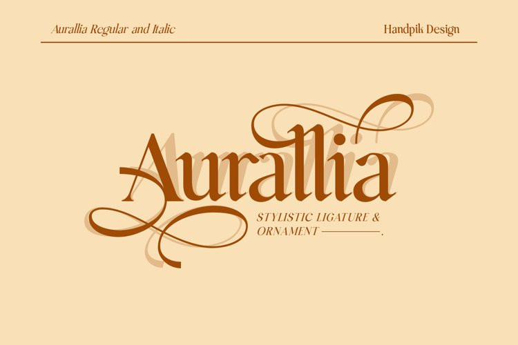 Aurallia Serif Font