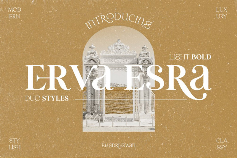 Erva Esra Serif Font