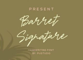 Barret Signature Script Font
