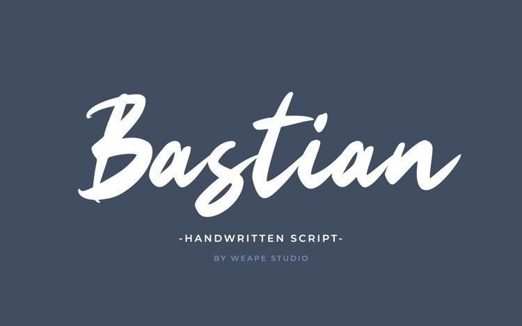 Bastian Brush Font