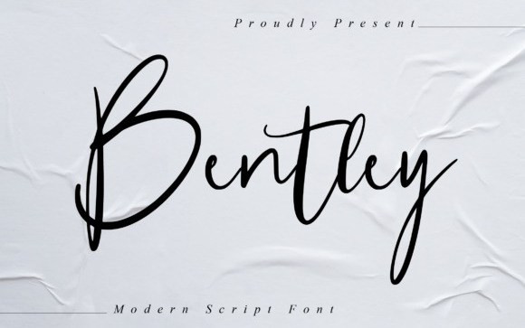 Bentley Script Font