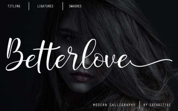 Betterlove Calligraphy Font