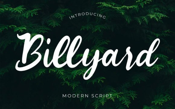 Billyard Script Font