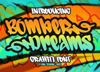 Bomber Dreams Brush Font