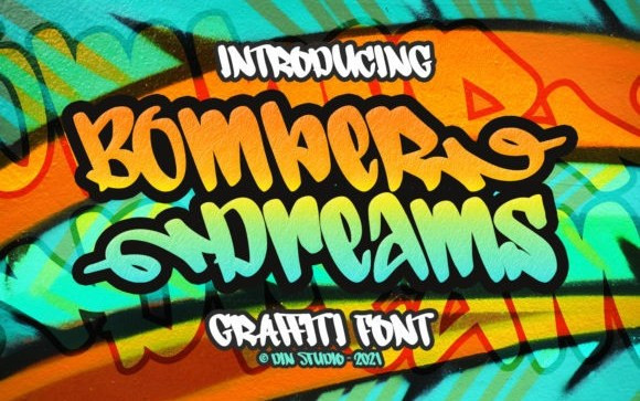 Bomber Dreams Brush Font