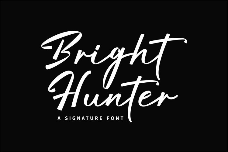 Bright Hunter Script Font