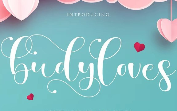 Budyloves Calligraphy Font