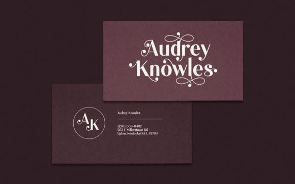 Burgundy Sans Serif Font