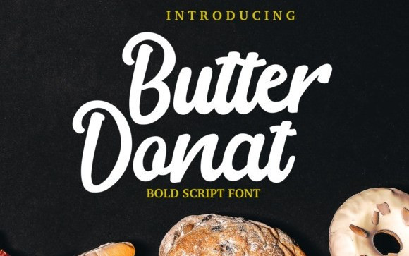 Butter Donat Script Font