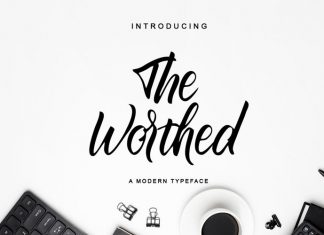 The Worthed Script Font