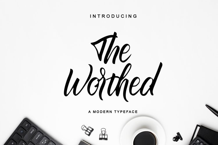 The Worthed Script Font