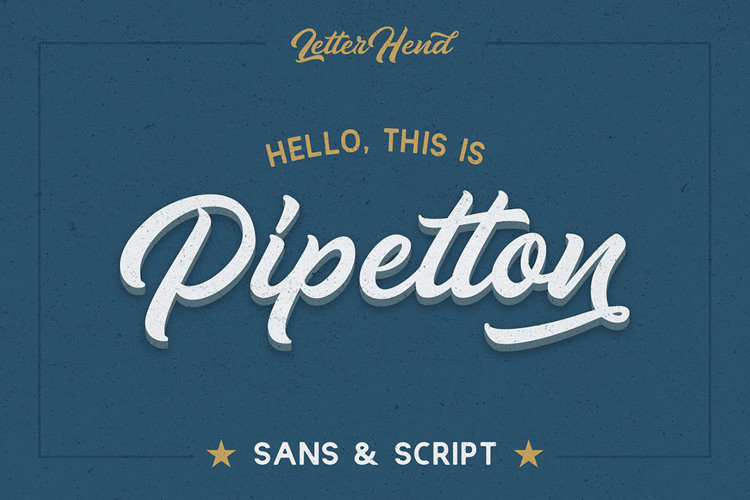 Pipetton Script Font