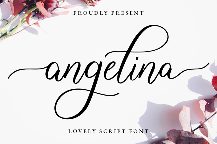 Angelina Calligraphy Font